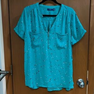 XL Apt 9 Blouse with Zipper